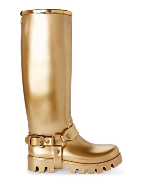 dolce gabbana gold ayakkabı|dolce and gabbana boots.